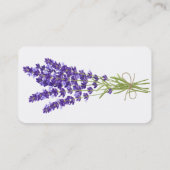 Fleurs fleuristes Lavender Plantes Boutique Carte  (Dos)