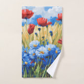 Fleurs Floral Nature Love 13 (Serviette à main)