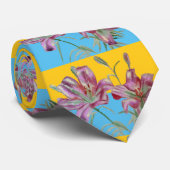 Fleurs florales rose Lily Cravate (Roulé)