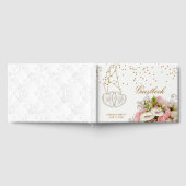 Fleurs florales rose rose - Livre d'invité Mariage (Complet)