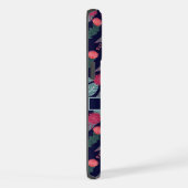 Fleurs florales roses foncées personnalisables (Côté droit)