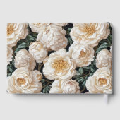 fleurs florales roses motif or ivoire véritable fe (Verso)