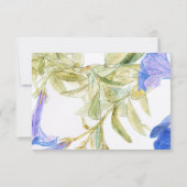 Fleurs Florales Rustiques Mariage Merci (Dos)