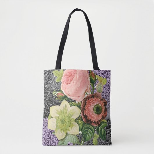 Fleurs florales sacs fourre-tout (Devant)