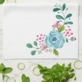 Fleurs florales Serviette de cuisine (Plié)