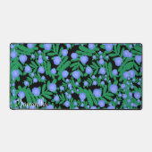 Fleurs Florales Violettes Légères Et Plantes De Fe (Recto)