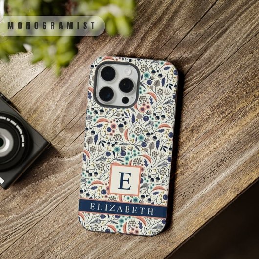 Fleurs Flore Bleue Blanche Personnalisées