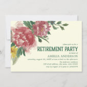 Fleurs florissantes Invitation du Parti de retrait (Devant)