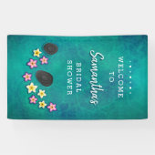 Fleurs flottantes Bannière de bienvenue du Spa (Horizontal)