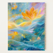 Fleurs flottantes de lotus doré abstrait (Dos)