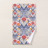 Fleurs folkloriques motif (Serviette à main)