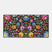 Fleurs folkloriques Wycinanki noir (Recto)