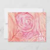 Fleurs fraîches Cartes de remerciements wedding sh (Dos)