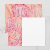 Fleurs fraîches Cartes de remerciements wedding sh (Devant / Derrière)