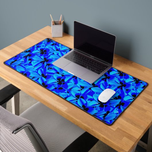 Fleurs Frangipani Bleues, Mat De Bureau (Bureau 2)