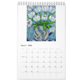 Fleurs funky Single Pg. Calendrier par Lisa Lorenz (Mar 2026)