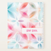 Fleurs géométriques multicolores (Dos)