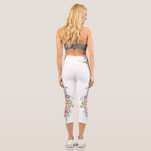 Fleurs Giraffe Capri Leggings (Verso)