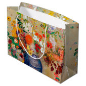 Fleurs, Grand sac cadeau Redon (Dos Angle)
