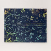 Fleurs Guitare Art Puzzle - Musique romantique (Horizontal)