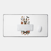 Fleurs Halloween Doberman Pinscher (Clavier et souris)