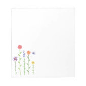 Fleurs hautes - Bloc-notes (Devant)