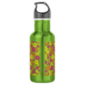 Fleurs hawaiiennes mignonnes bouteille d'eau pour (Dos)