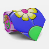 Fleurs hippies cravate (Roulé)