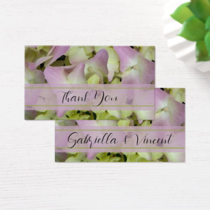 Fleurs Hydrangea Presque Rose Mariage Favor Tags