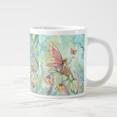 Fleurs Imaginaires Art Jumbo Mug (Droite)