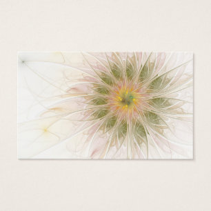 Fleurs imaginaires fractales douces et tendres