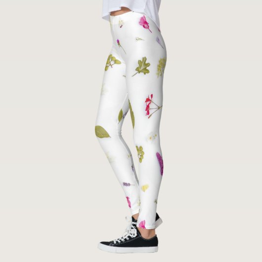 Fleurs imprimés Leggings (Gauche)