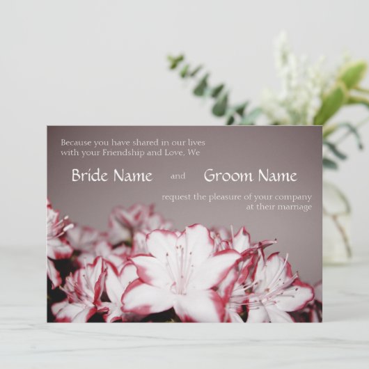 Fleurs - Invitation (Debout devant)