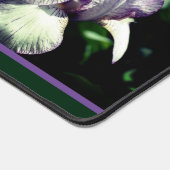 Fleurs Iris Portées En Violet Et Blanc Personnalis (Coin)