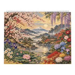 Fleurs Japonaises Calendrier 2027 Inspiré de l'U