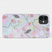 Fleurs japonaises de cerises et oiseaux | COQUE IP (Dos (Horizontal))