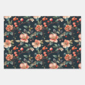 Fleurs japonaises Motif 3 Feuilles papier d'envelo (Devant)