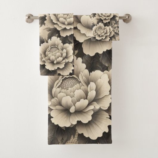 Fleurs Jardin 11 Serviettes de bain (En situation)