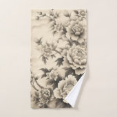 Fleurs Jardin 11 Serviettes de bain (Serviette à main)
