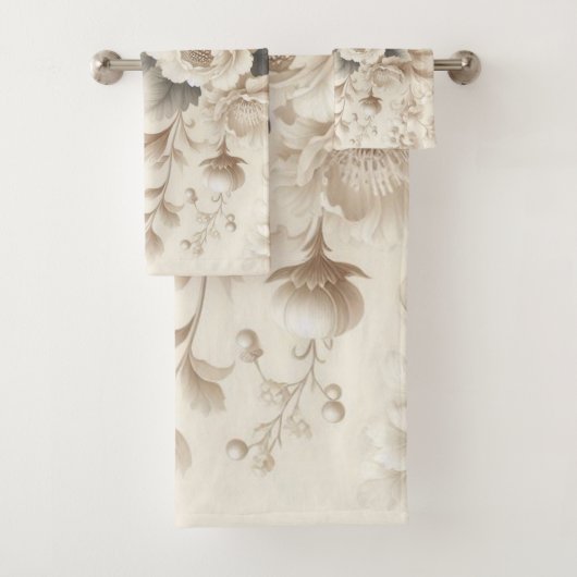 Fleurs Jardin 22 Serviettes de bain (En situation)