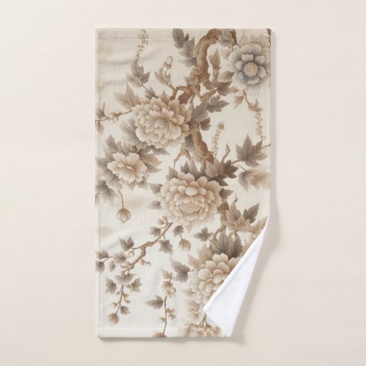 Fleurs Jardin 25 Serviettes de bain (Serviette à main)