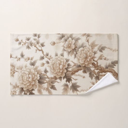 Fleurs Jardin 25 Serviettes de bain (Serviette à main)