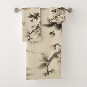 Fleurs Jardin 29 Serviettes de bain