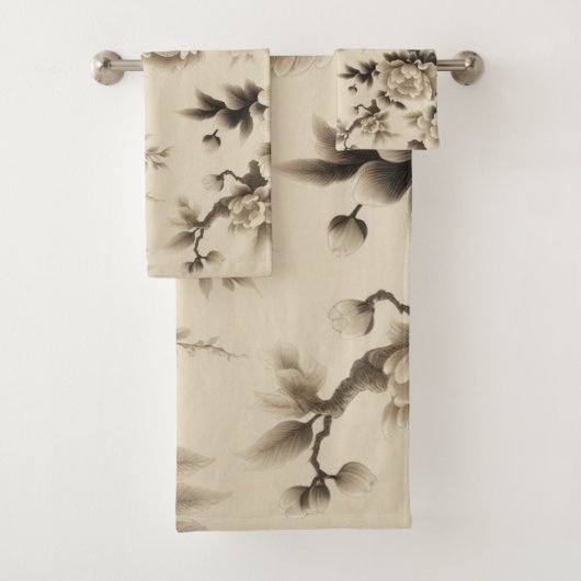 Fleurs Jardin 29 Serviettes de bain (En situation)