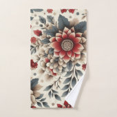 Fleurs Jardin 30 Serviettes de bain (Serviette à main)