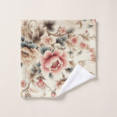 Fleurs Jardin 4 Serviettes de bain (Gant de toilette)