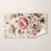 Fleurs Jardin 4 Serviettes de bain (Serviette à main)