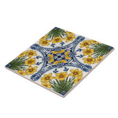 Fleurs jaunes 3 tegeltje (Zijkant)