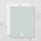 Fleurs jaunes avec invitation à la répétition de l (Dos)