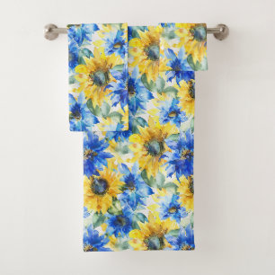 Fleurs Jaunes Bleues 